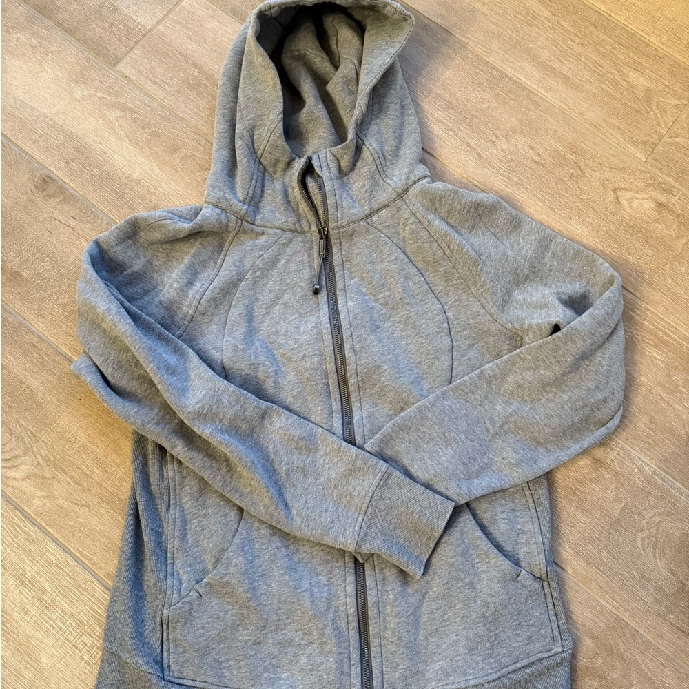 Lululemon Gray Scuba Full Zip-Up Hoodie (darker gray than cover photo) - Picture 2 of 4